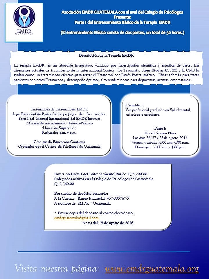 Entrenamiento Básico parte I      (50 hrs. de crédito de educación continua)